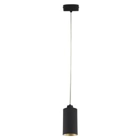 DL350082  Eos 20 P, 20W Black & Gold LED Pendant Spotlight 1480lm 10° 2700K IP20